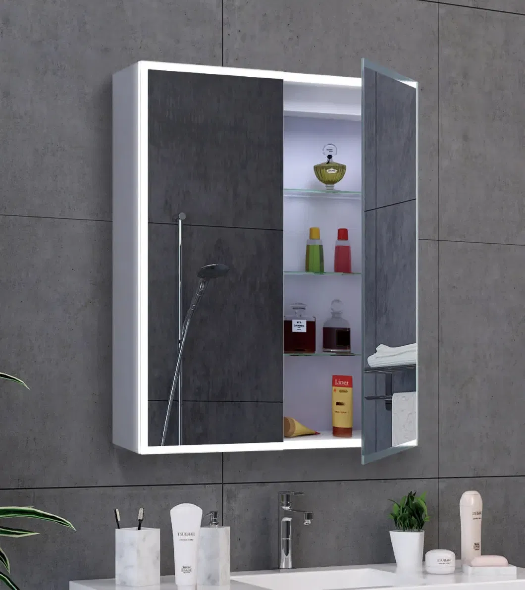 OEM Modern LED Mirror Round LED Mirror Wall Mounted Touch Switch Smart Mirror for Bathroom with LED Light
