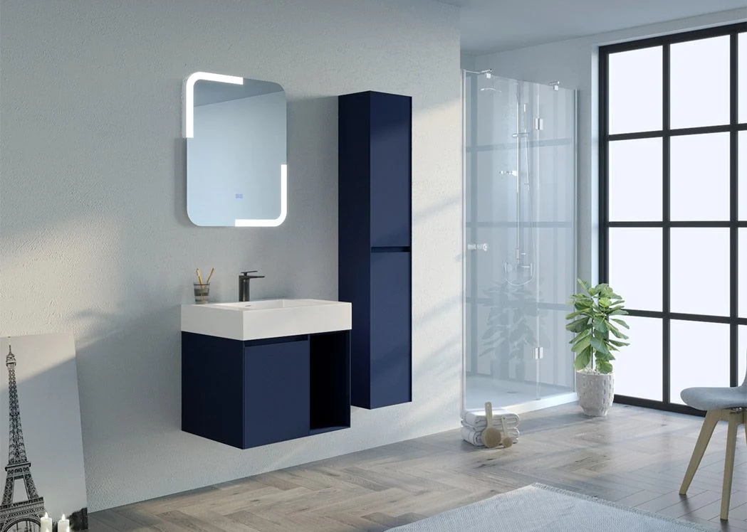 Bathroom Cabinet 600mm Sapphire Blue