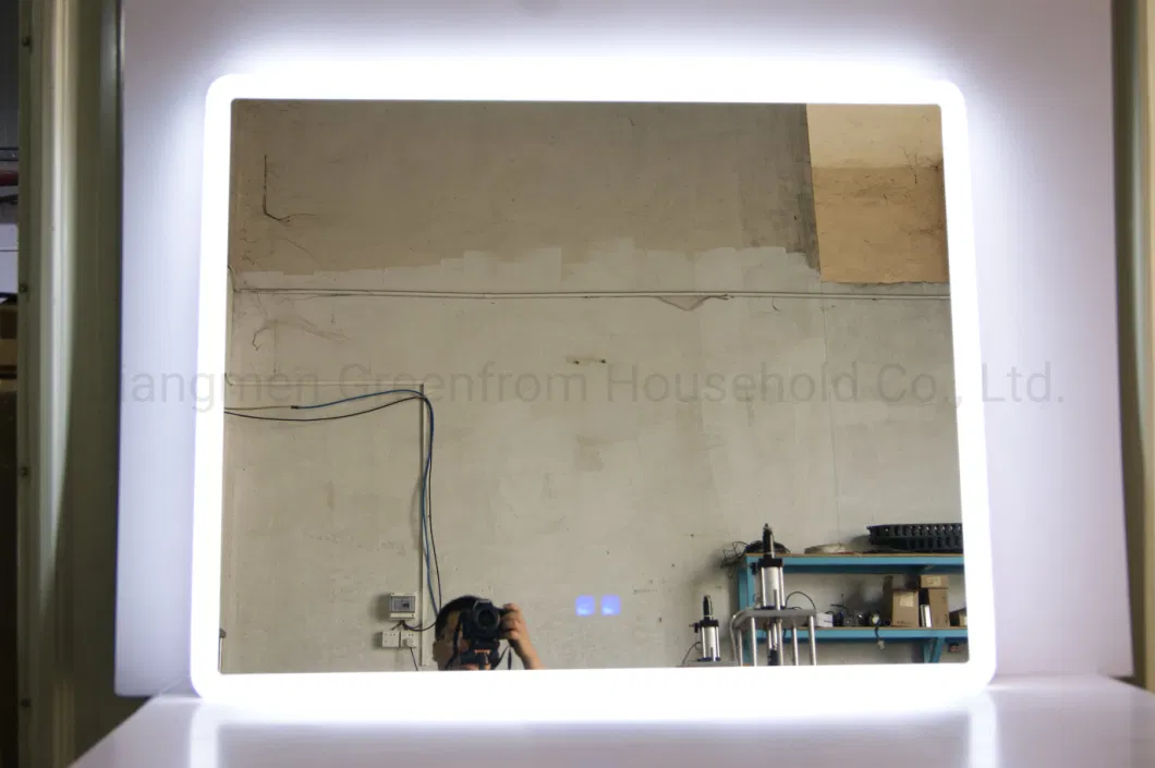 Hotel Bathroom LED Wall Square Hanging Mirrror