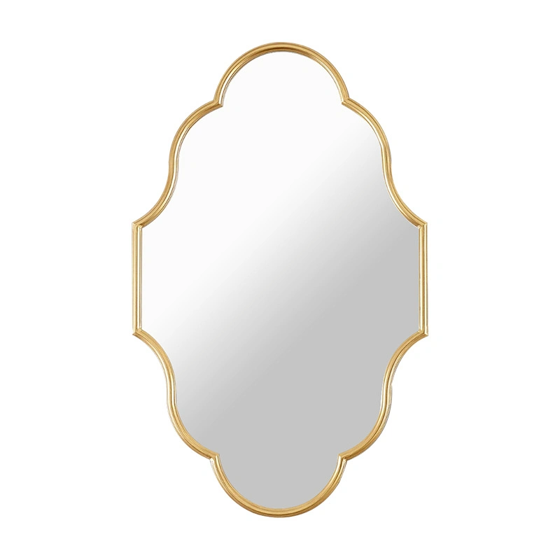 Bathroom Wall-Mounted HD Vanity Mirror Home Creative Living Room Decorative Mirror Shaped Fireplace Mirror