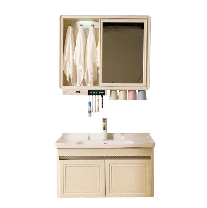 Hot Selling Modern Drying Sterilization Wood Bathroom Mirror Cabinet