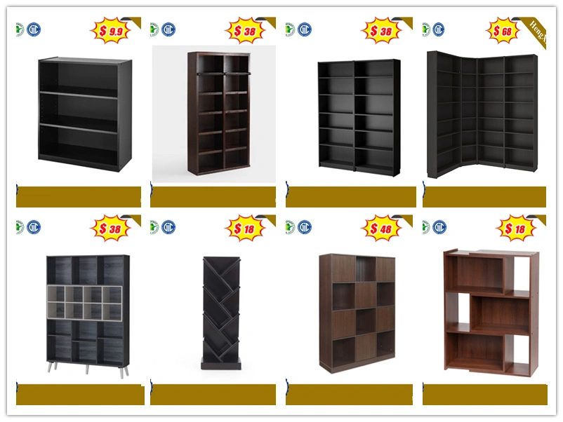 Foshan Kindergarten Open School Libray Furniture Wooden Rack Book Shelf Bookcase Filing Cabinets