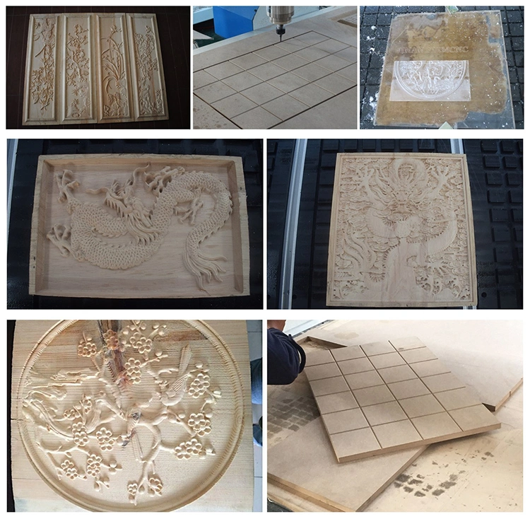 3D Engraving Carving Woodworking CNC Router Machine