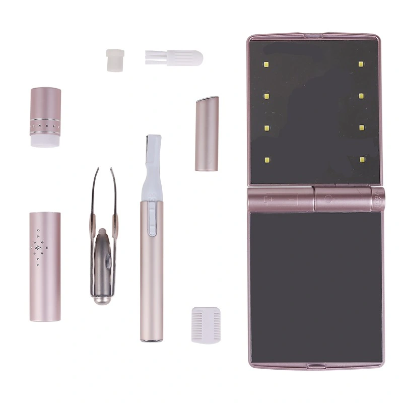 Beauty Products Battery Operated Electric Face Eyebrow Scissors Hair Trimmer Blade Razor Eyebrow Epilator