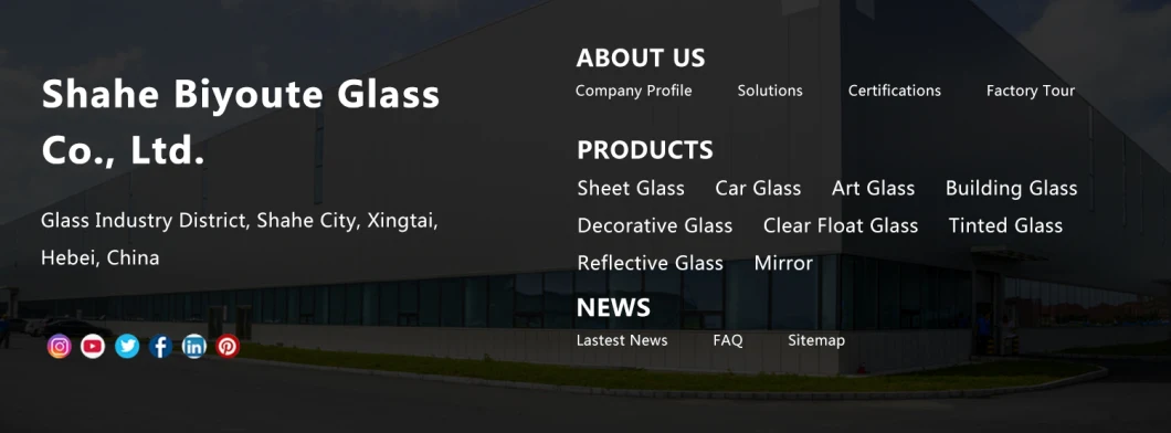 3mm-19mm Tempered Shower Glass with 3c/CE/ISO Certificate