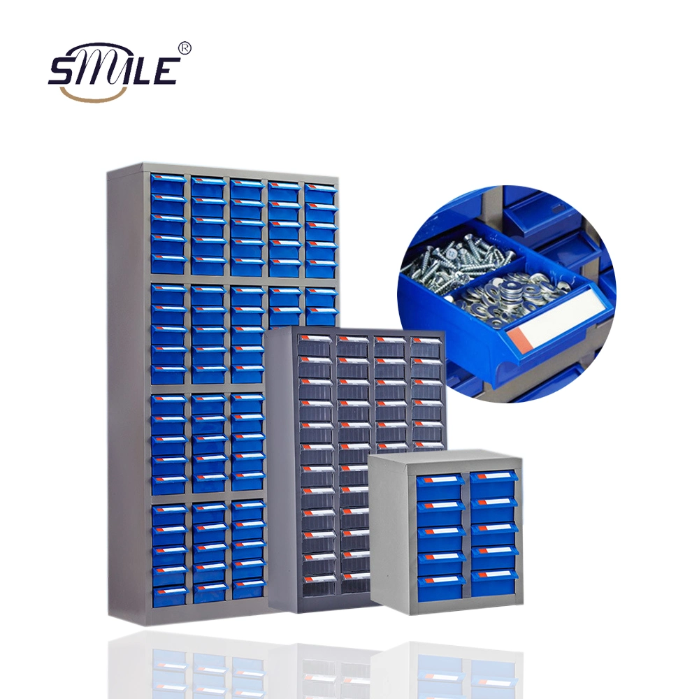 Smile Cheap Price Plastic Drawer Parts Storage Cabinet 75 Drawers Electronic Component Storage Cabinet