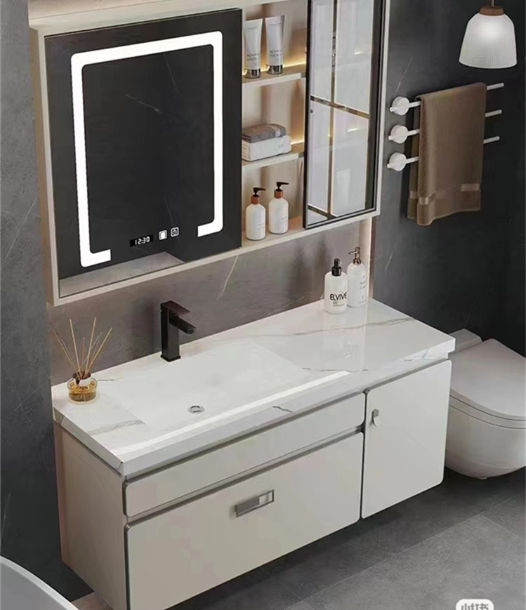 Customize Modern Style Simple Design Luxury Storage Smart Bathroom Cabinet