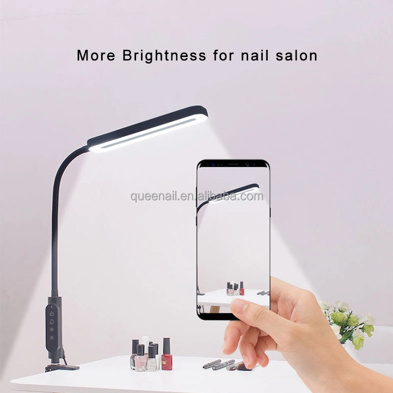 2 in 1 LED Cell Phone Holder Makeup Adjustable Clip Fill Light