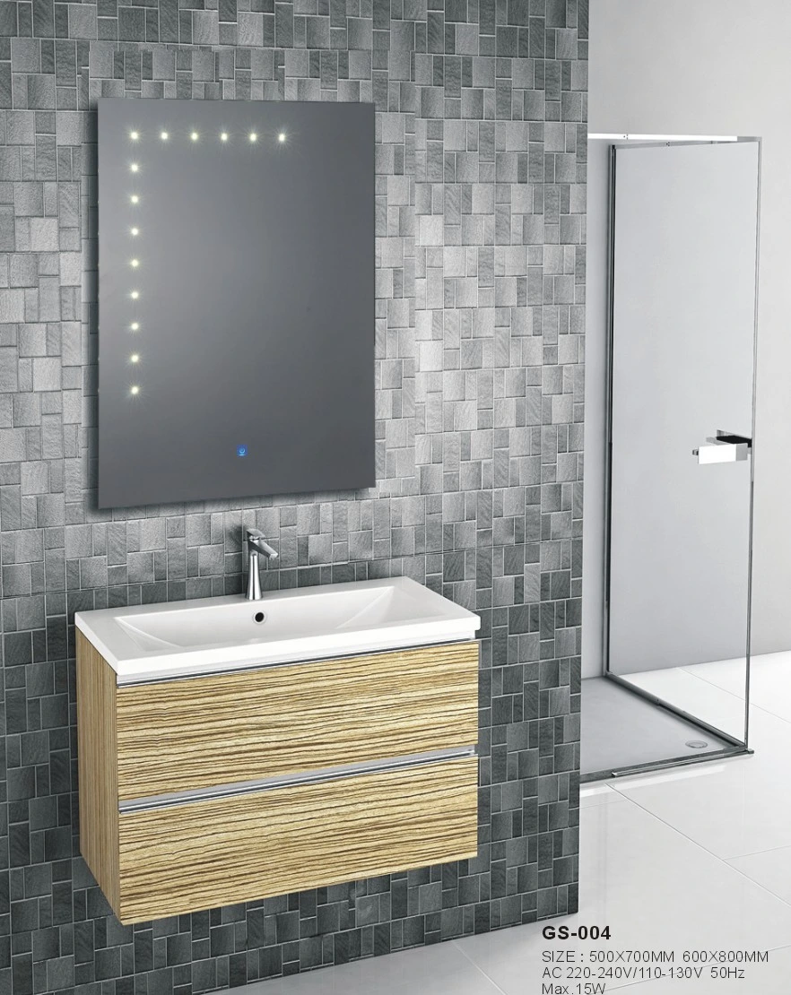 Vertical Rectangle Wall LED Triangle Small Clackroom Bath Room Smart Mirror