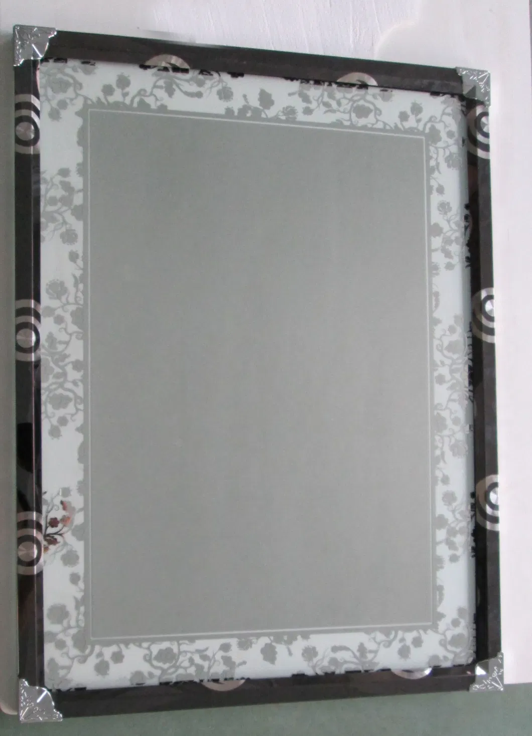 Golden Frame LED Bathroom Hotel Backlight Touch Smart Wall Mirror