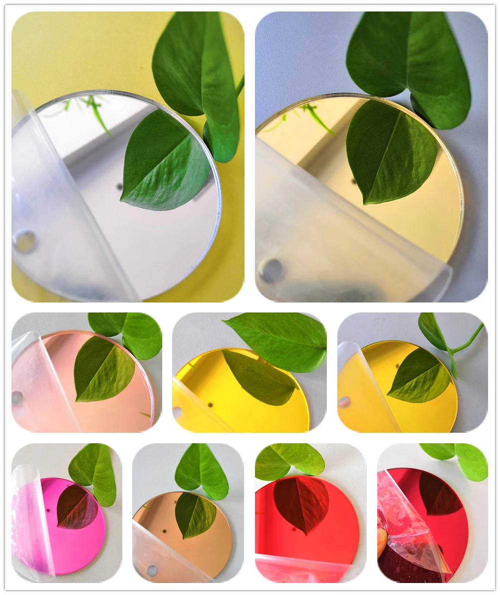 Colorful Plastic Mirror Acrylic Mirrored Panel 2mm 3mm
