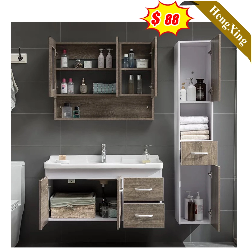 Wholesale Modern Hotel Wall Bathroom Cabinet Wooden Home Furniture Bathroom Vanity