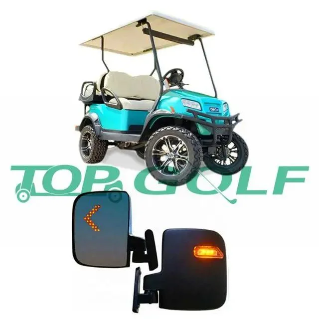 Universal Adjustable Golf Cart Folding Side View Mirror for All Brands