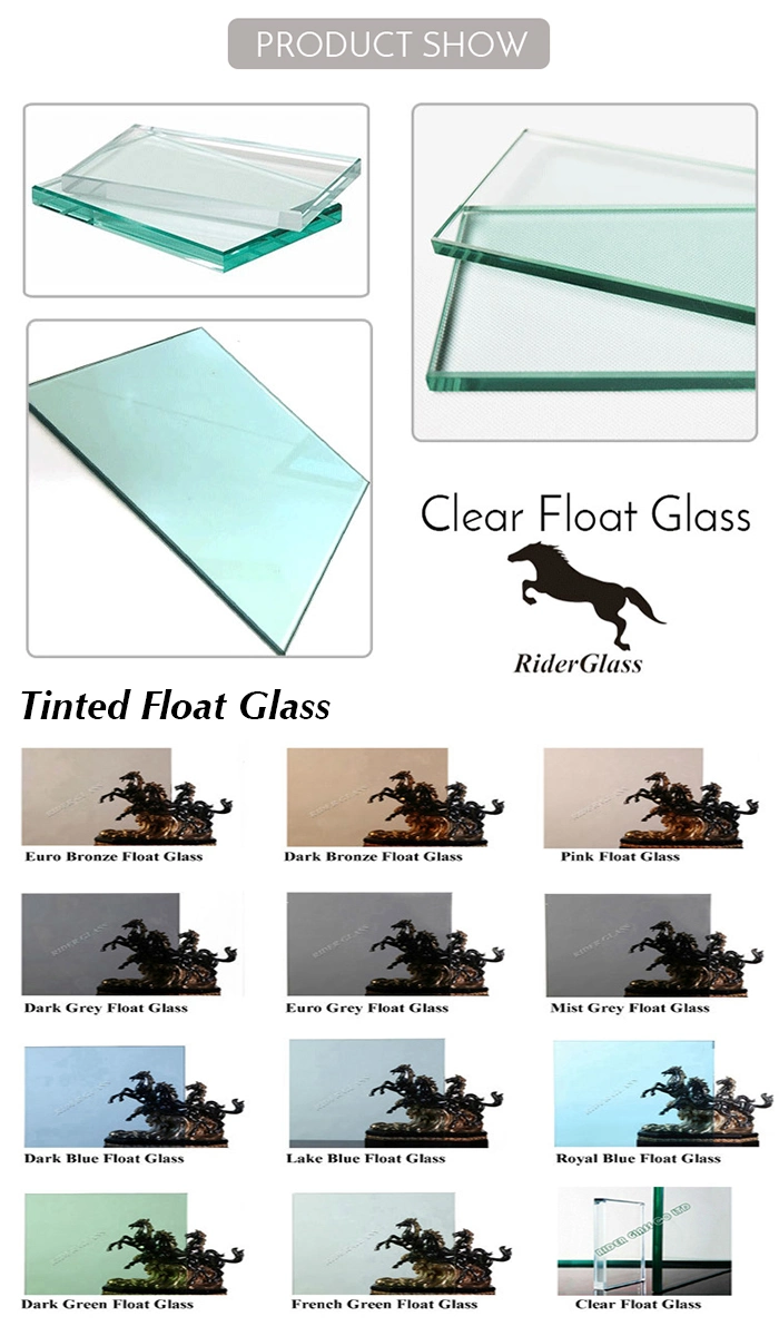 Hot Low Iron Extra Clear Colored Tinted Float Reflective Tempered Glass Manufacturer Wholesale Factory Supplier Price for Building