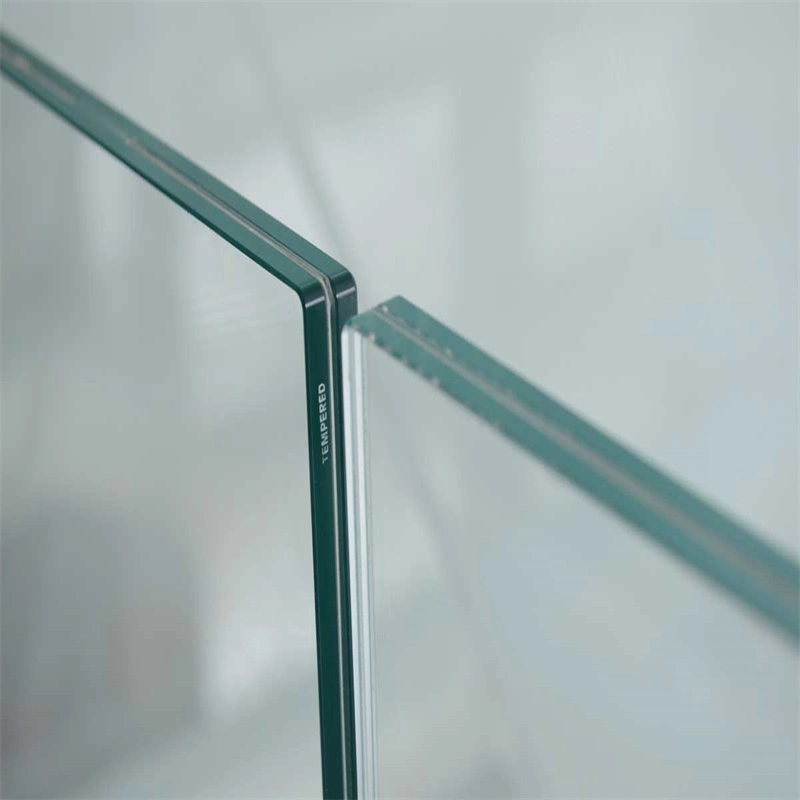 Safety Tempered Glass Customize Sandwiched Laminated Glass Shower Doors Installation Fabric Laminated Glass