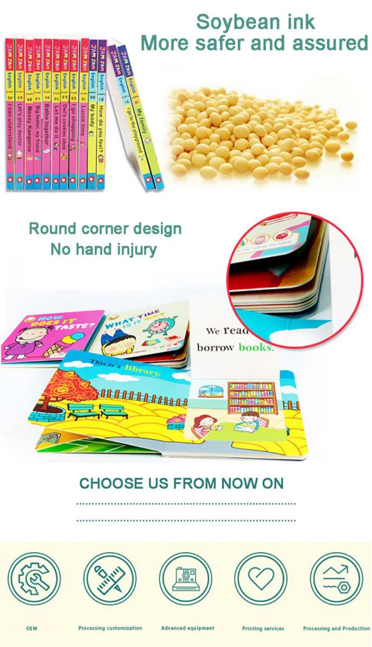 Children Books Printing Service Personalize Professional Custom Color Hardcover Full Color Printing Book