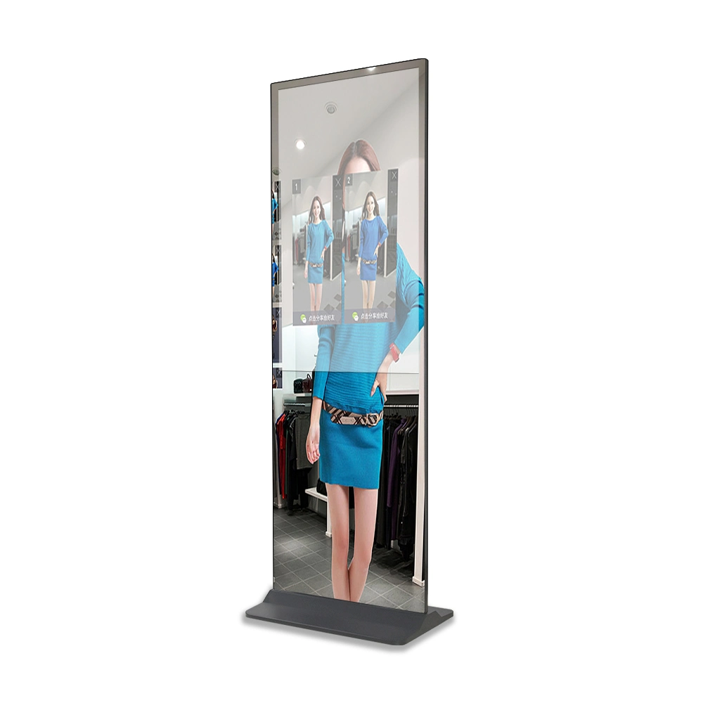 Floor Standing 32-55 Inch Magic Mirror Digital Display with Motion Sensor