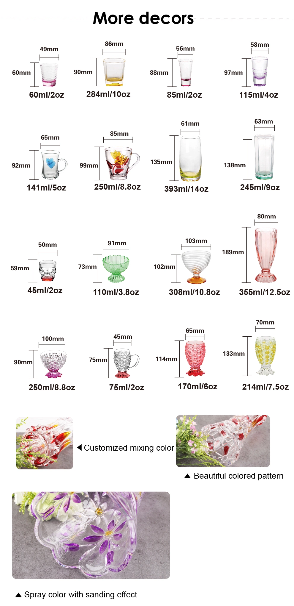 240ml Embossed Water Glass Green Color Glass Tumbler Popular Diamond Design Customize Colors Glass Cup Engraved Wine Glass