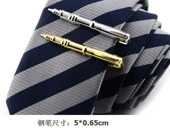 Anchor Spring Collar Pin Skinny Souvenir Mens Tie Clips