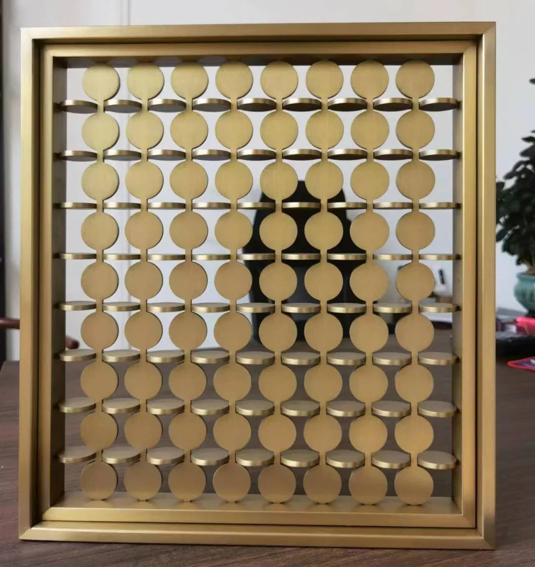Creative Customized Stainless Steel Metal Artwork Screen Room Partition