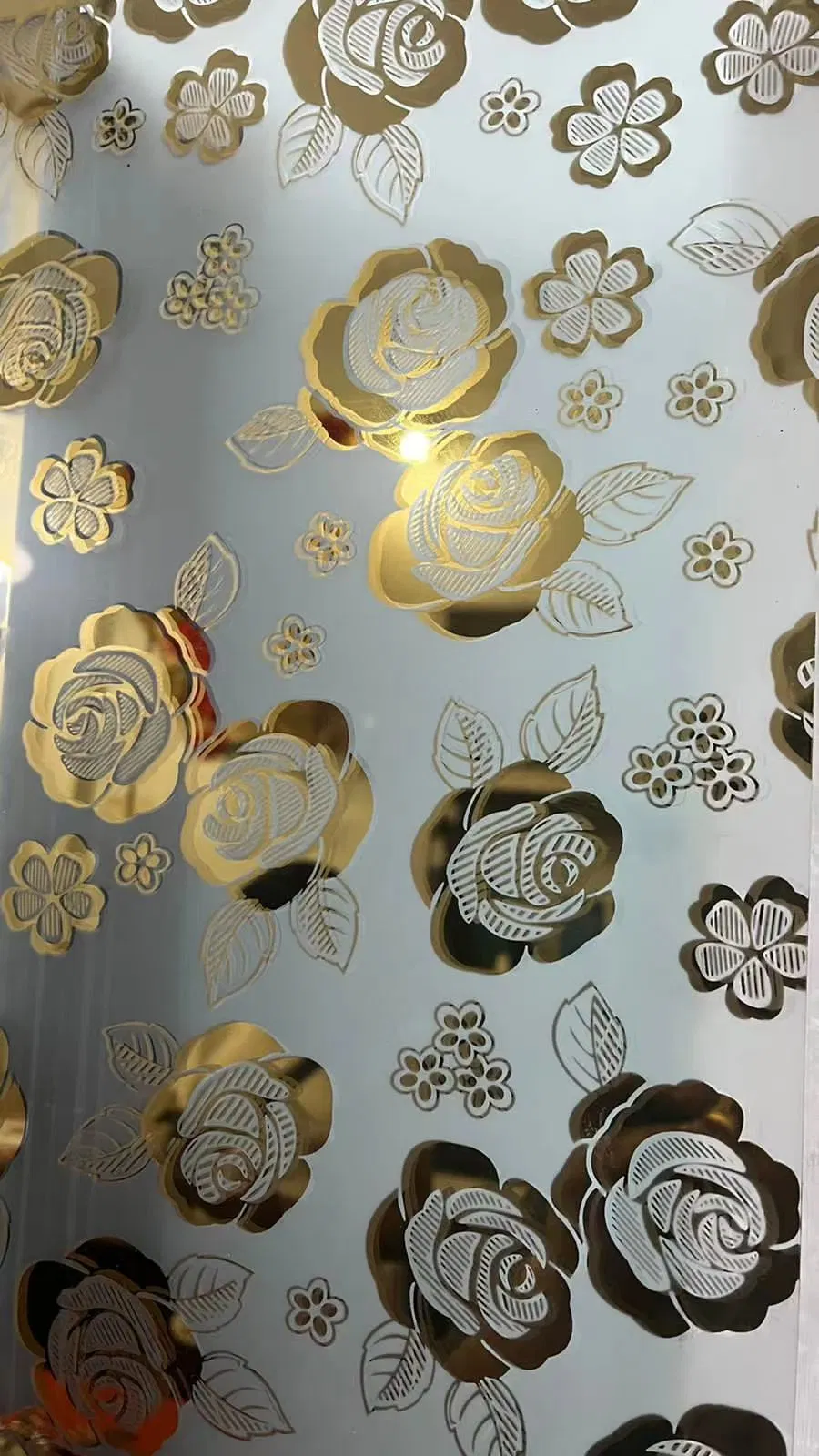 Decorative Glass/ Gloden Titianium Glass/ Silk Screen Glass 3.5mm 3.8mm 4mm 5mm Customized Size