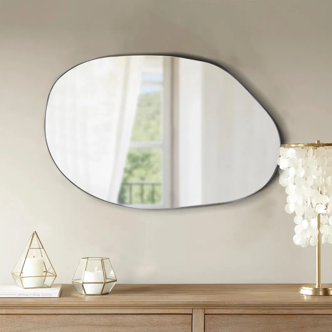 Asymmetrical Accent Wall Mounted Mirror, 19.7 X 33.5 Inches