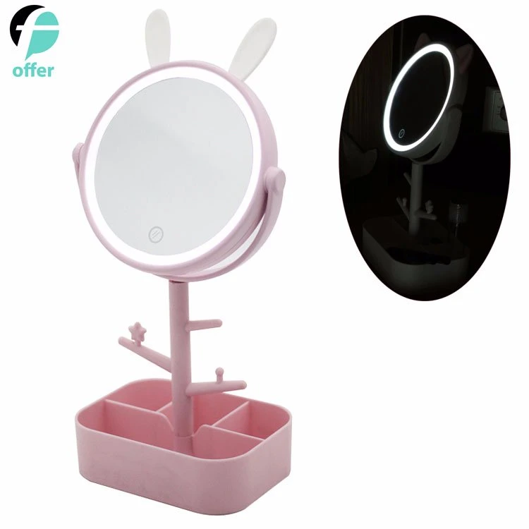 LED Vanity Makeup Mirror with Lights Table Lamp &amp; Cosmetic Mirror