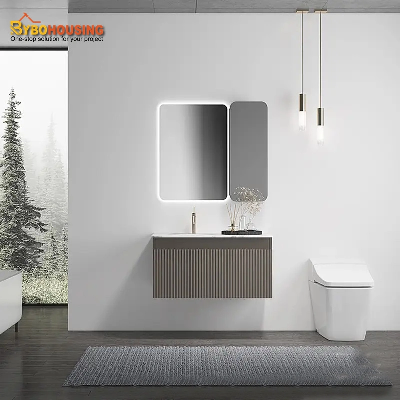Hot Sale New Products Eco Friendly Home Bathroom Furniture Vanity LED Mirror Durable Single Door Medicine Cabinet