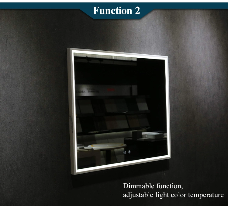 High End Washroom Basin Mirror Solid Surface Makeup Mirror