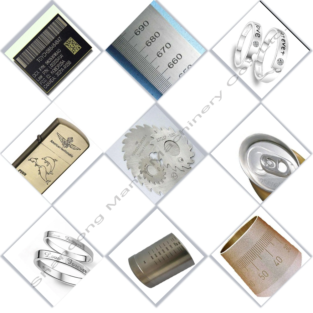 30W Metal Fiber Laser Marker Equipment for Silver Cabinet Type