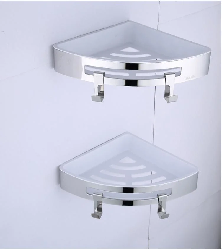 Bathroom Accessories Punch-Free Wall Shelfbathroom Shelf Storage Rack Bathroom Tripod Wall-Mounted Bathroom Shelves