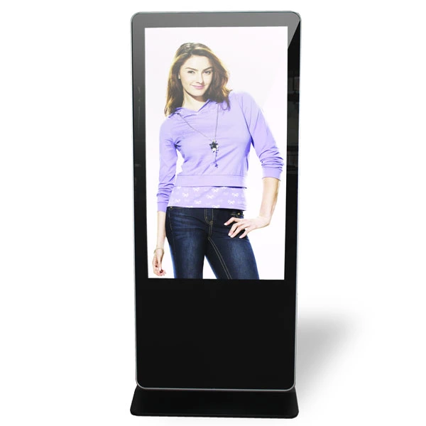 55 Inch LCD Floor Standing Smart Clothing Touch Screen Phone Sync Magic Mirror