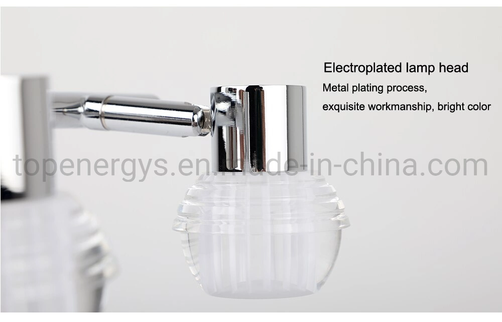 LED Vanity Light Bathroom Lamp Bedroom Makeup Mirror Lights Stainless Steel Acrylic Waterproof Wall Lighting 32cm 54cm