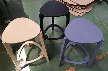 Plywood Small Stool Chair Wood Bar Stool for Home Living Room Furniture