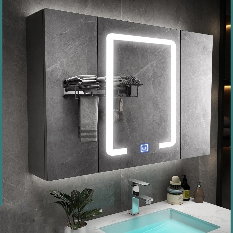 Top Sale Bathroom Furniture Mirror Cabinets Anti Fog LED Mirror Bathroom Mirror with LED Lights