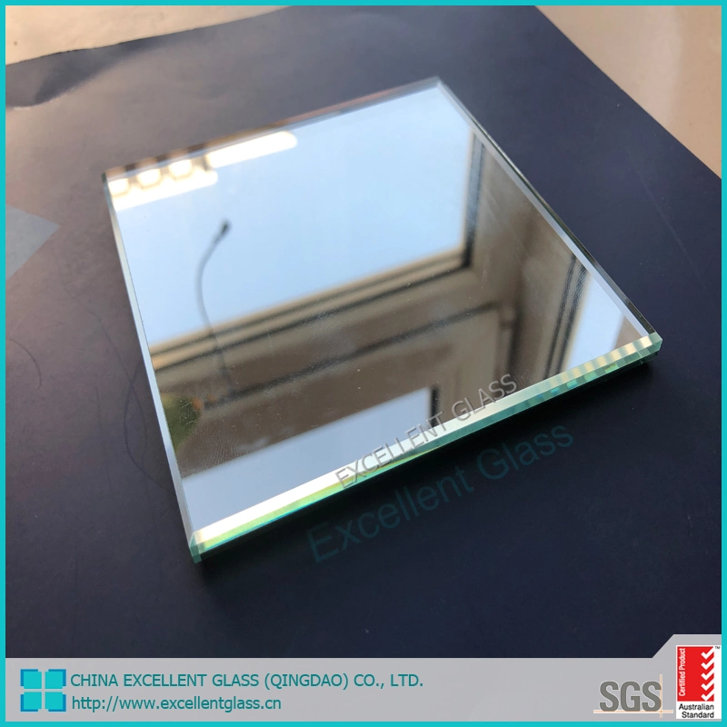 5mm 6mm Copper Free Silver Mirror Exposy Paint Wall Mirror Bathroom Mirror, Building Glass