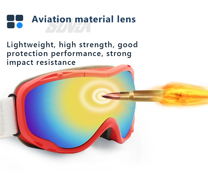 Permanent Anti-Fog Inside Lens Retro Men Ski Sunglasses Skiing Skinny Goggles