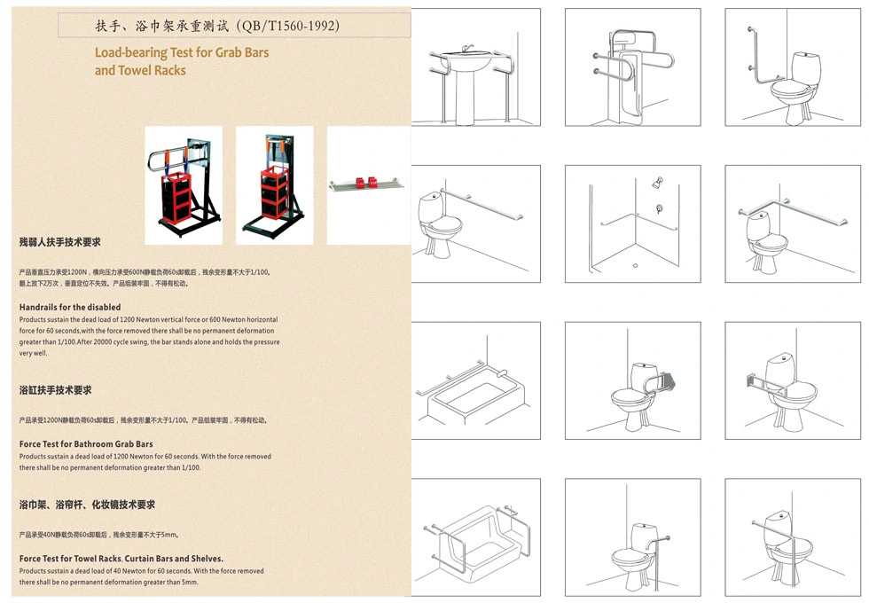 Hospital Public Toilet Bathroom Grab Bar Handle Handicap Folding Grab Bar