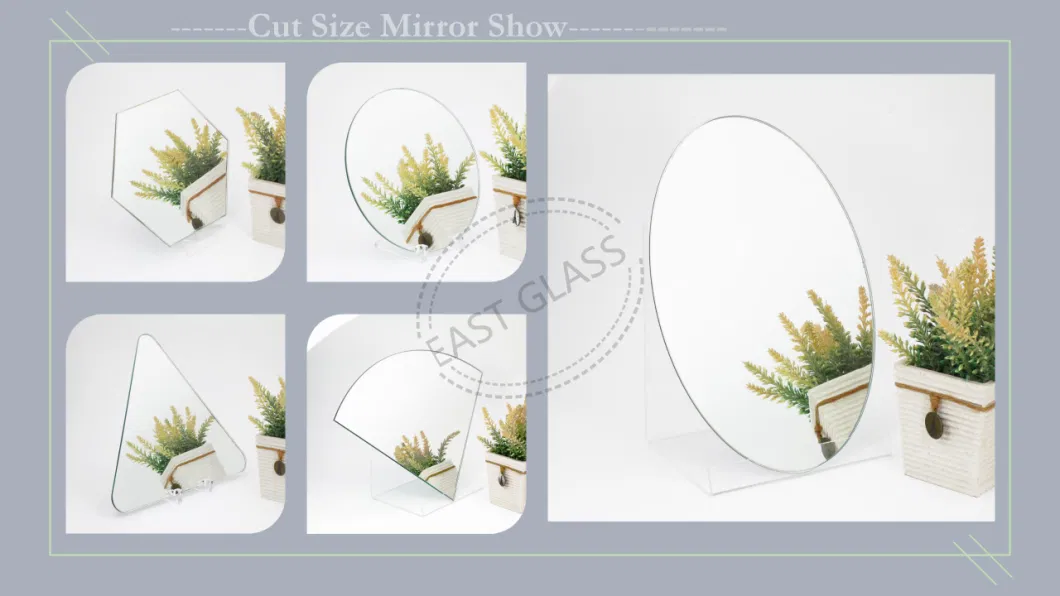 Safety Backed Silver Mirror Copper Free Mirror/Window Glass/ Decorative Bathroom Safety Clear Float Antique Mirror /Ultra Clear Tempered Laminated Glass Mirror