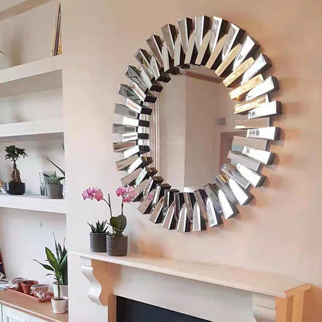 Top Selling Design Metal and Glass Wall Mirror Wholesale Exporter Designer Handmade Wall Decorative Mirror