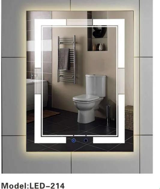 Convex Smart Wall Backlit LED Decorative Makeup Styling Lamp Bathroom Furniture Mirorr