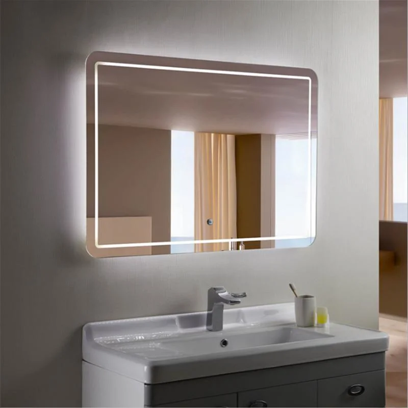 LED Smart Makeup Mirror with Light for Wall Hanging LED Bathroom Luminous Bluetooth Defogging Mirror 0674