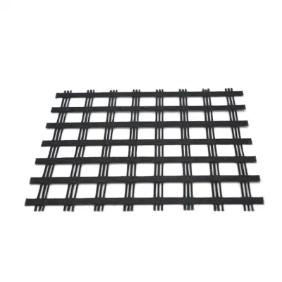 Uniaxial Biaxial Polyester Geogrid for Retaining Walls
