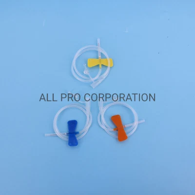 18g-27g Safety Scalp Vein Infus Set Butterfly Needle