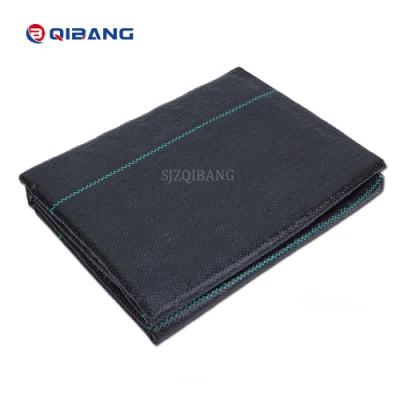 Wholesale Outdoor UV Protection PP Woven Garden Plastic Anti Grass Ground Cover Biodegradable Black Landscape Weed Mat
