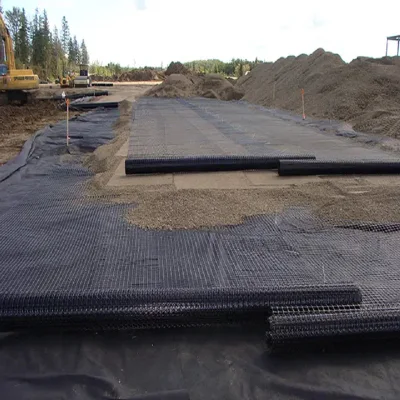 Glass Fiber Fiberglass 30kn/M Geogrid for Road Bed Railway