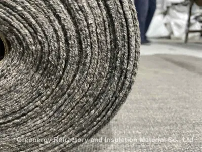 Greenergy Body Soluble Fiber Burnt Cloth Fireproof Material Heat Insulation Refractory