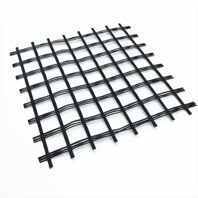 Steel Plastic Construction Materials for Airport with Warp Knitting Geogrid