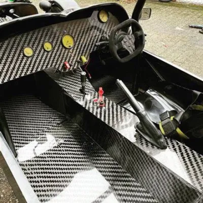 12K 400g Biaxial +/-45 Degree Carbon Fibre/Fabric Cloth for Automobile Parts