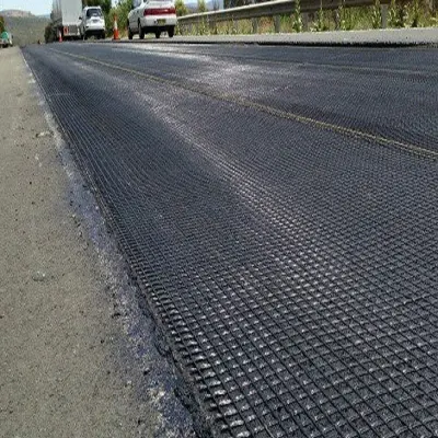 Glass Fiber Fiberglass 30kn/M Geogrid for Road Bed Railway